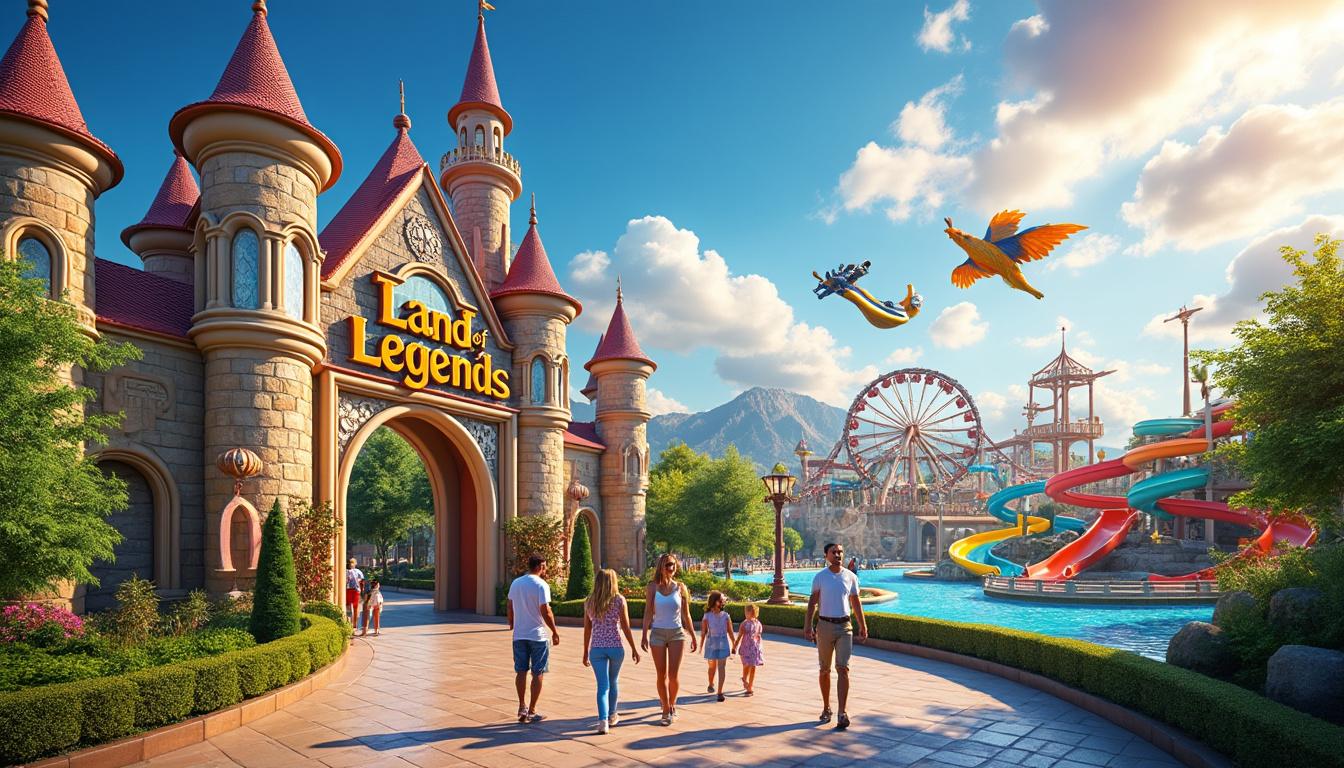 Parc Land of Legends : un royaume d’attractions à Antalya