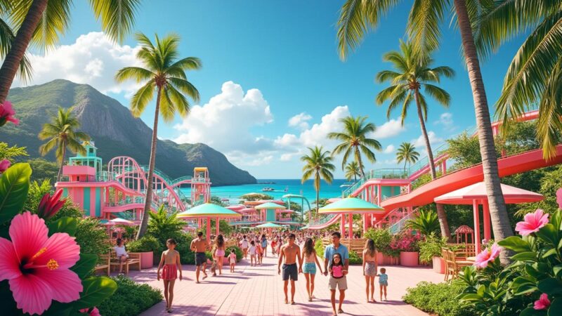 Parc de Loisirs Pink Paradise : ambiances ensoleillées à La Réunion