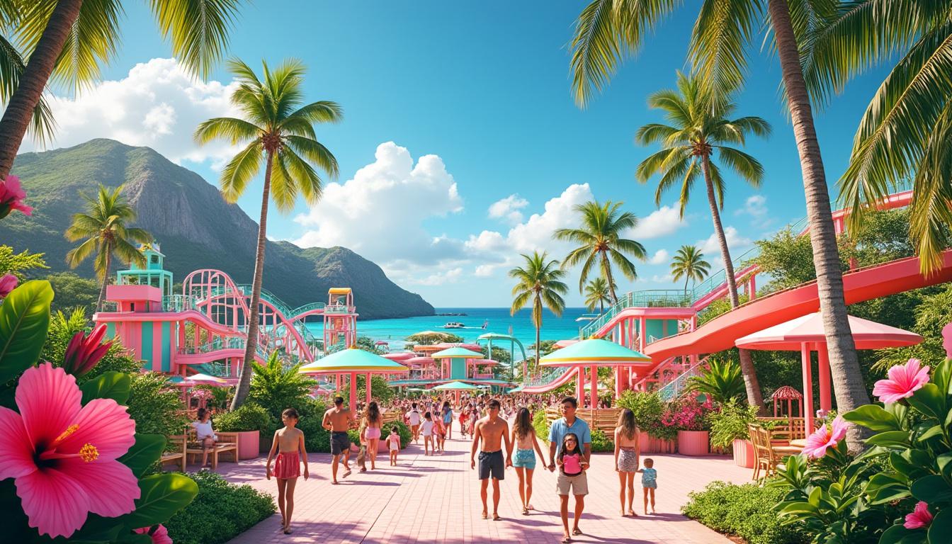 Parc de Loisirs Pink Paradise : ambiances ensoleillées à La Réunion